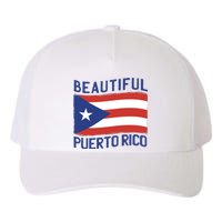 Beautiful Puerto Rico Flag Yupoong Adult 5-Panel Trucker Hat