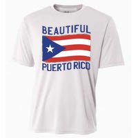 Beautiful Puerto Rico Flag Cooling Performance Crew T-Shirt