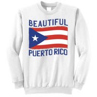 Beautiful Puerto Rico Flag Sweatshirt