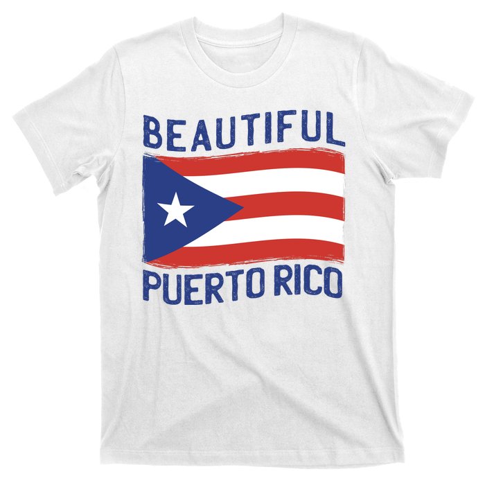 Beautiful Puerto Rico Flag T-Shirt