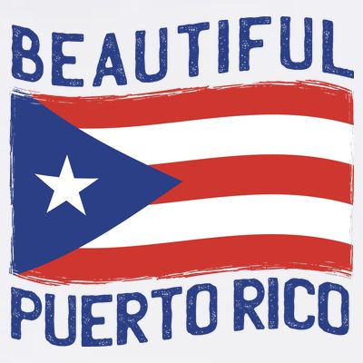 Beautiful Puerto Rico Flag T-Shirt