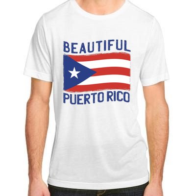 Beautiful Puerto Rico Flag Adult ChromaSoft Performance T-Shirt