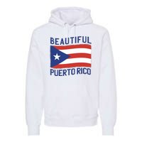 Beautiful Puerto Rico Flag Premium Hoodie