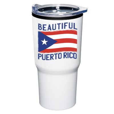 Beautiful Puerto Rico Flag Tumbler