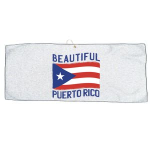 Beautiful Puerto Rico Flag Large Microfiber Waffle Golf Towel