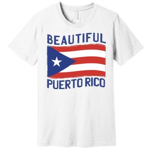 Beautiful Puerto Rico Flag Premium T-Shirt