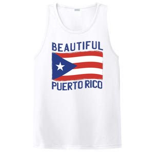 Beautiful Puerto Rico Flag PosiCharge Competitor Tank