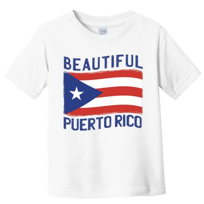 Beautiful Puerto Rico Flag Toddler T-Shirt