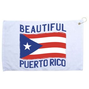 Beautiful Puerto Rico Flag Grommeted Golf Towel