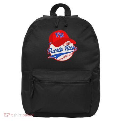 Boricua Puerto Rican Puerto Rico Baseball 16 in Basic Backpack