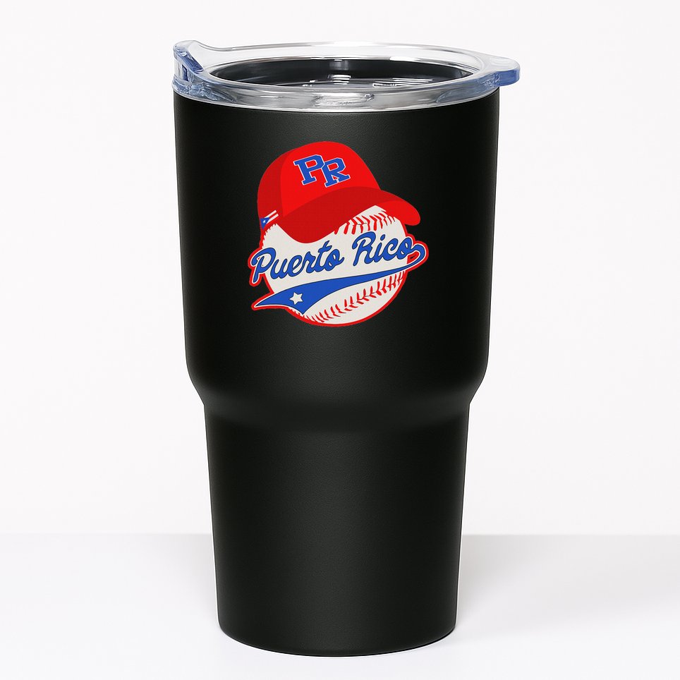 Boricua Puerto Rican Puerto Rico Baseball Tumbler