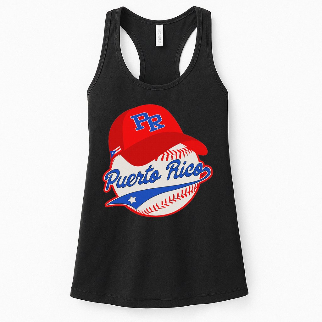 Boricua Puerto Rican Puerto Rico Baseball Womens Tank Top