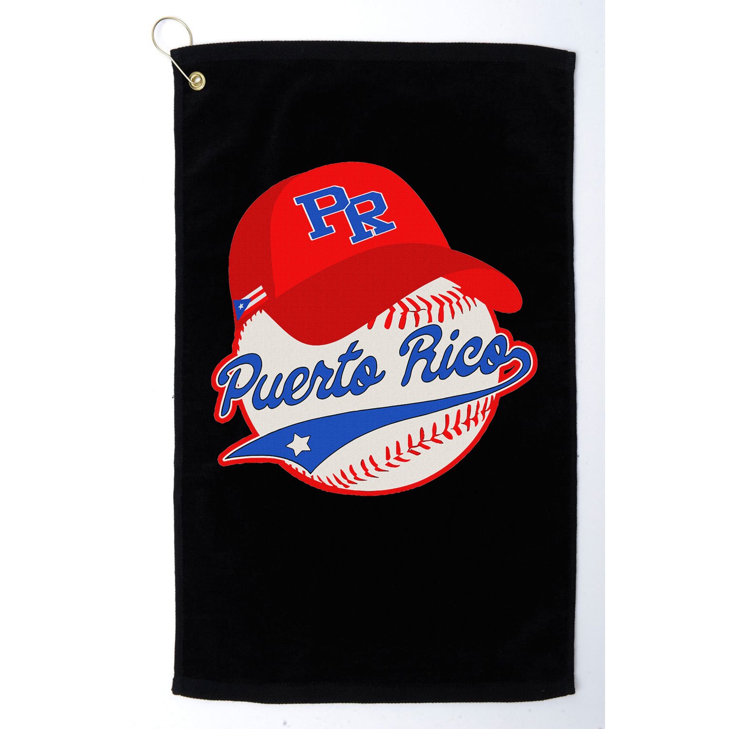 Boricua Puerto Rican Puerto Rico Baseball Golf Towel