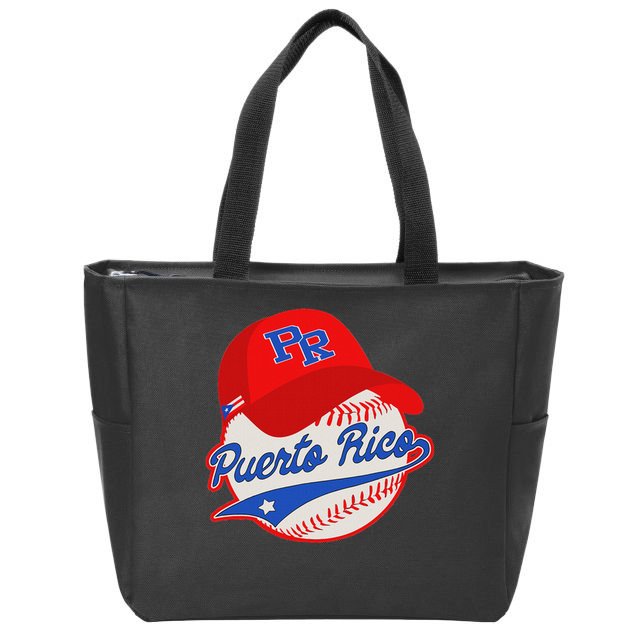Boricua Puerto Rican Puerto Rico Baseball Zip Tote Bag