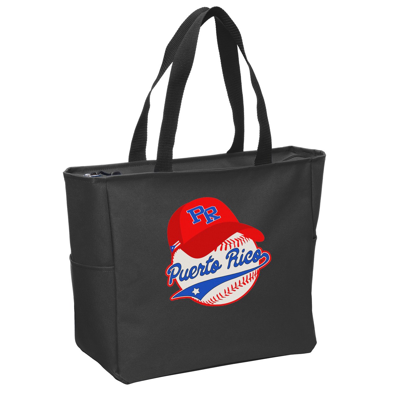 Boricua Puerto Rican Puerto Rico Baseball Zip Tote Bag