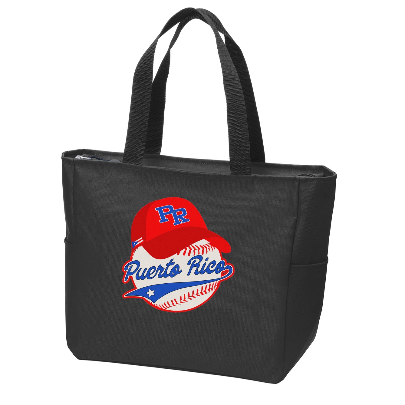 Boricua Puerto Rican Puerto Rico Baseball Zip Tote Bag