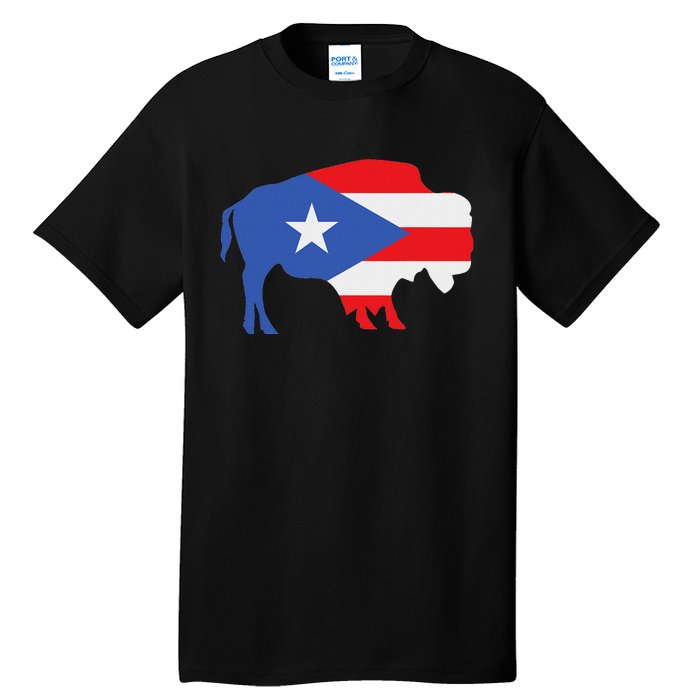 Buffalo Puerto Rico Buffalo New York Puerto Rican Tall T-Shirt