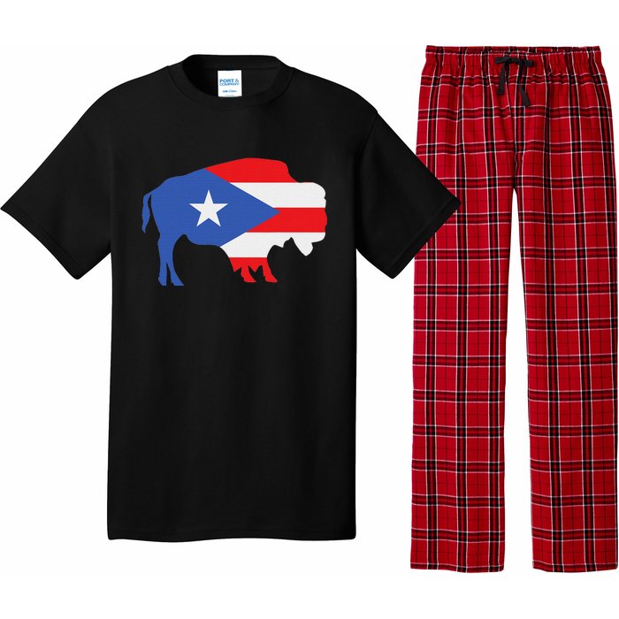 Buffalo Puerto Rico Buffalo New York Puerto Rican Pajama Set