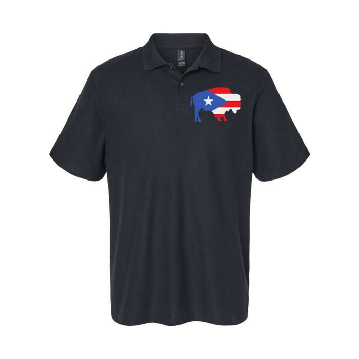 Buffalo Puerto Rico Buffalo New York Puerto Rican Softstyle Adult Sport Polo