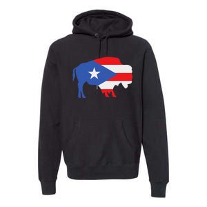 Buffalo Puerto Rico Buffalo New York Puerto Rican Premium Hoodie