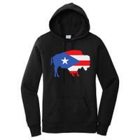 Buffalo Puerto Rico Buffalo New York Puerto Rican Women's Pullover Hoodie