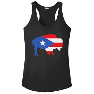 Buffalo Puerto Rico Buffalo New York Puerto Rican Ladies PosiCharge Competitor Racerback Tank