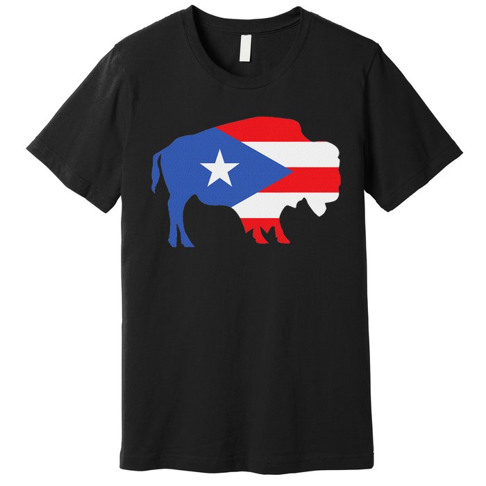 Buffalo Puerto Rico Buffalo New York Puerto Rican Premium T-Shirt