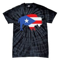 Buffalo Puerto Rico Buffalo New York Puerto Rican Tie-Dye T-Shirt