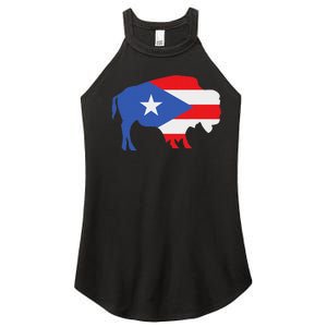 Buffalo Puerto Rico Buffalo New York Puerto Rican Women's Perfect Tri Rocker Tank