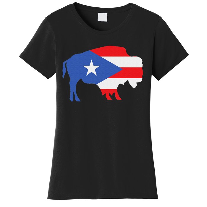 Buffalo Puerto Rico Buffalo New York Puerto Rican Women's T-Shirt