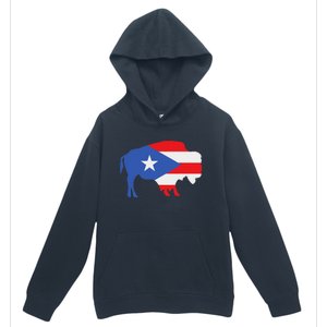 Buffalo Puerto Rico Buffalo New York Puerto Rican Urban Pullover Hoodie