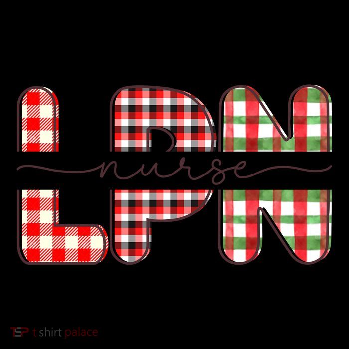 Buffalo Plaid Rn Nurse Graphic Tall T-Shirt