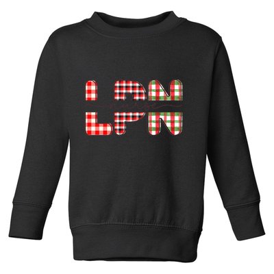 Buffalo Plaid Rn Nurse Graphic Toddler Sweatshirt