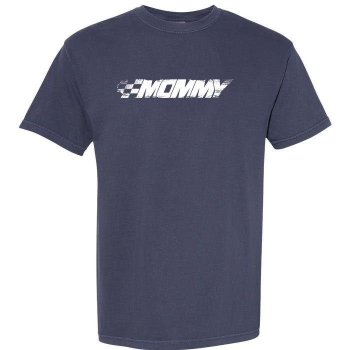 Birthday Party Racing Family pit crew race Mommy Garment-Dyed Heavyweight T-Shirt