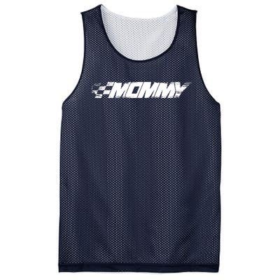 Birthday Party Racing Family pit crew race Mommy Mesh Reversible Basketball Jersey Tank