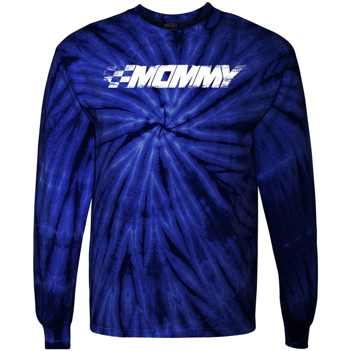 Birthday Party Racing Family pit crew race Mommy Tie-Dye Long Sleeve Shirt