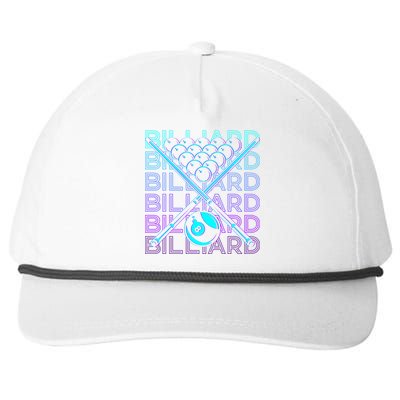 Billiard Player Retro Gift Snapback Five-Panel Rope Hat