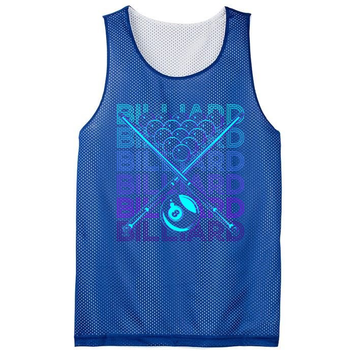 Billiard Player Retro Gift Mesh Reversible Basketball Jersey Tank