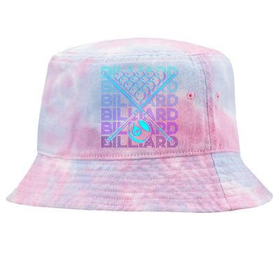 Billiard Player Retro Gift Tie-Dyed Bucket Hat