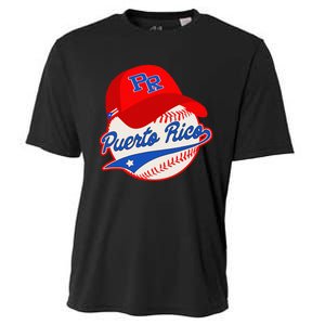 Boricua Puerto Rican Puerto Rico Baseball Cooling Performance Crew T-Shirt