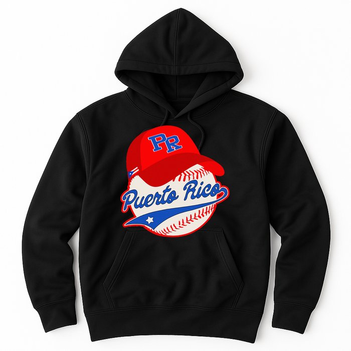 Boricua Puerto Rican Puerto Rico Baseball Hoodie