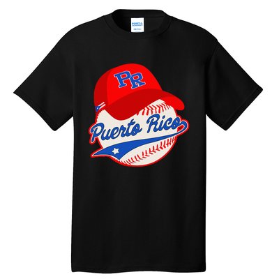 Boricua Puerto Rican Puerto Rico Baseball Tall T-Shirt