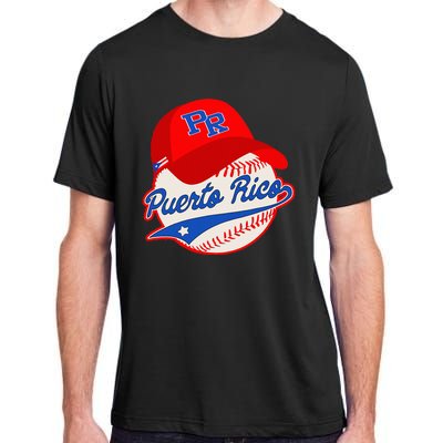 Boricua Puerto Rican Puerto Rico Baseball Adult ChromaSoft Performance T-Shirt