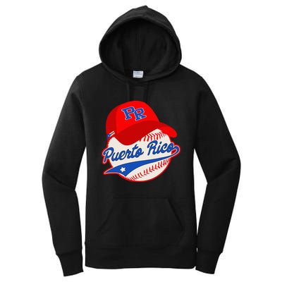 Boricua Puerto Rican Puerto Rico Baseball Women's Pullover Hoodie