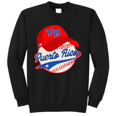 Boricua Puerto Rican Puerto Rico Baseball Tall Sweatshirt