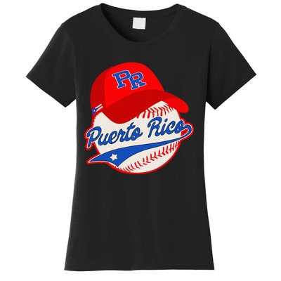 Boricua Puerto Rican Puerto Rico Baseball Women's T-Shirt