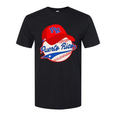 Boricua Puerto Rican Puerto Rico Baseball Softstyle CVC T-Shirt