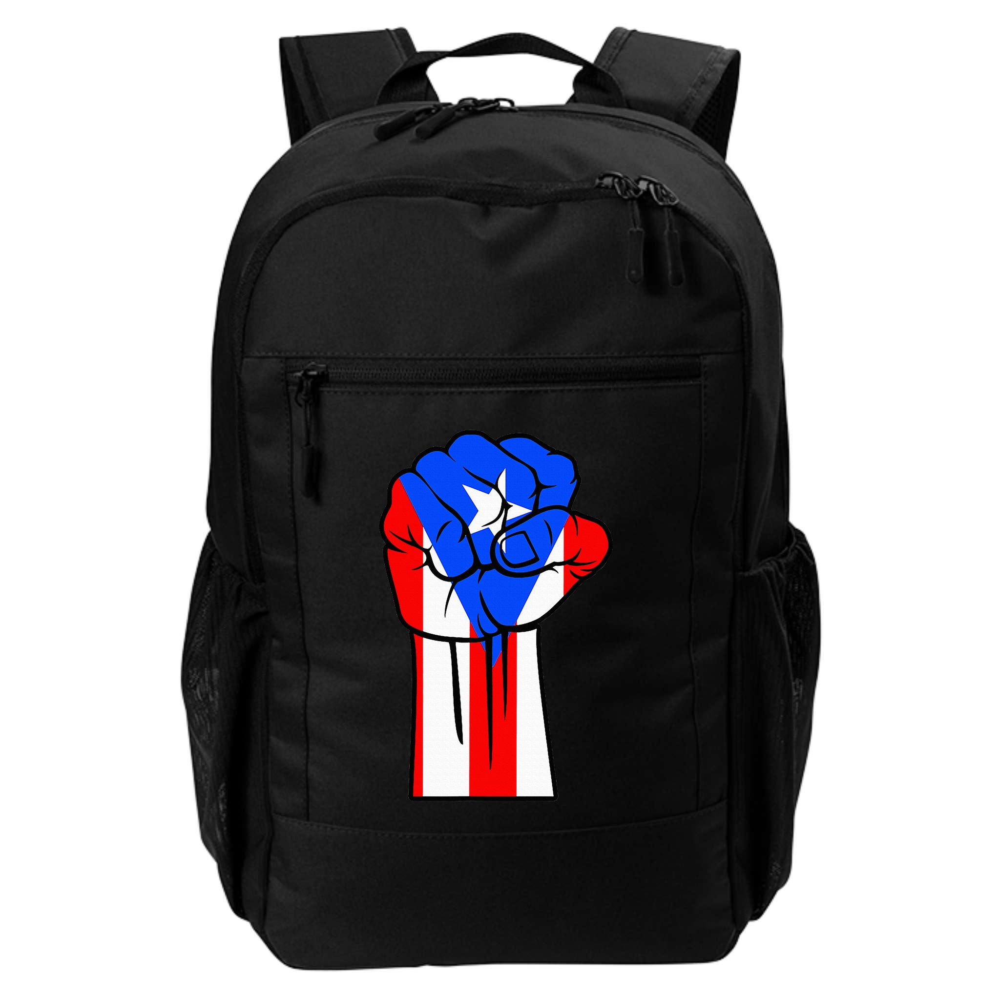 Boricua Puerto Rico PR Flag Puerto Rican Fist Hand Heritage Backpack