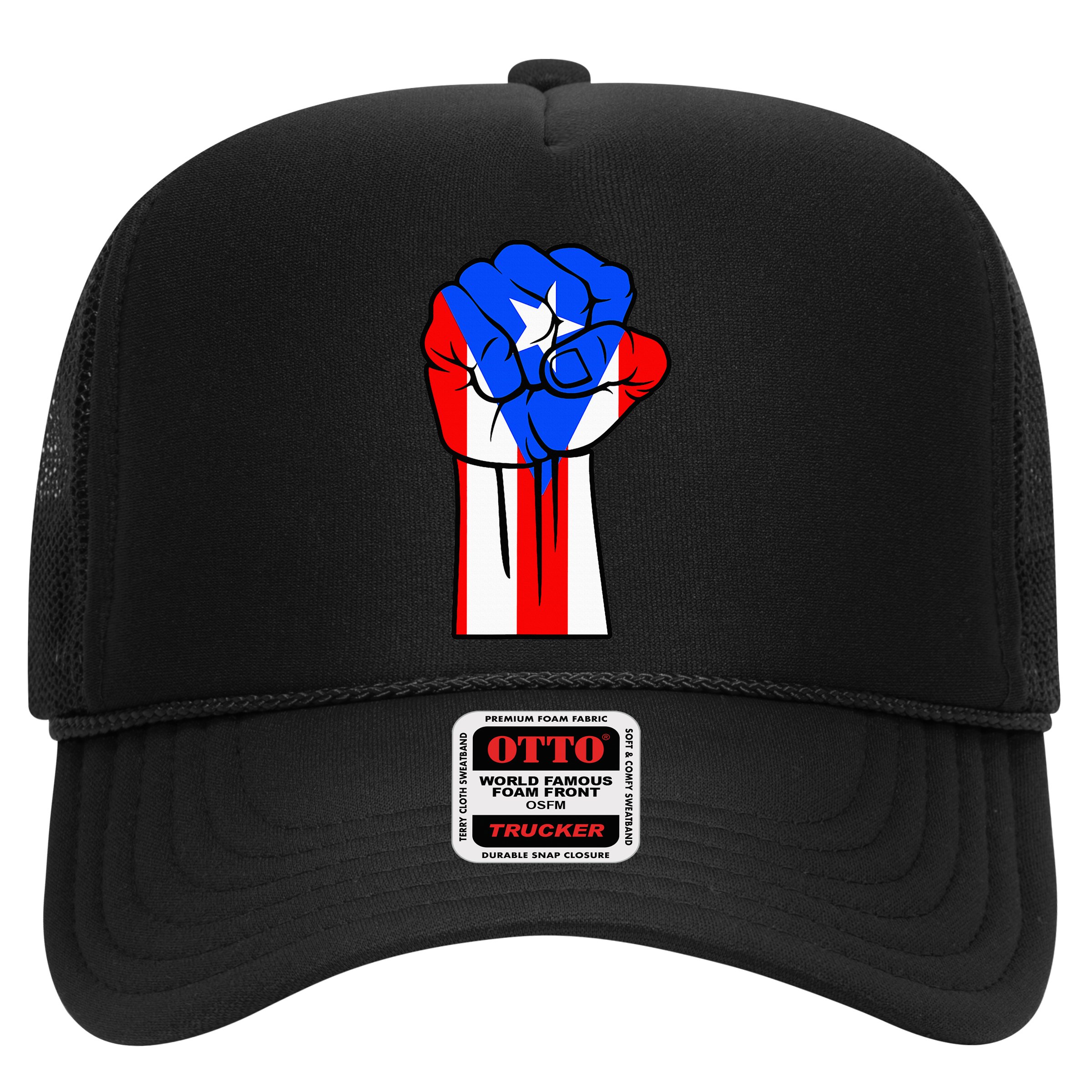 Boricua Puerto Rico PR Flag Puerto Rican Fist Hand Heritage Hat