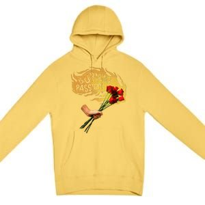 Burning Passion Rose Premium Pullover Hoodie